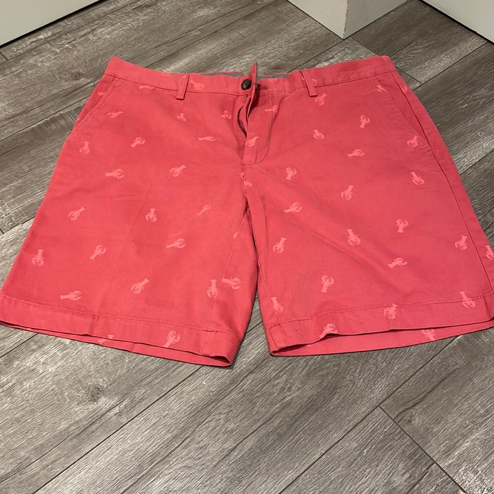 Men's walking shorts. Lobster print. Size 36
